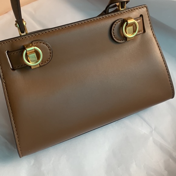 Sold💝💝Authentic Tory Burch Lee Radziwill Petite Bag🤎 - Picture 7 of 16